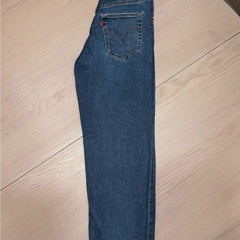 Levi's Women's Straight Leg Jeans - Dark Blue